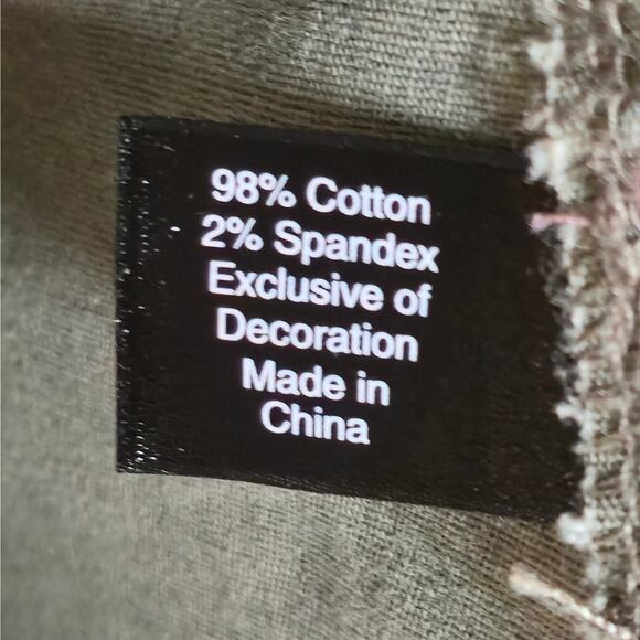 Lane Bryant EUC camo floral full zip embroidered cotton jacket 14/16 green pink - Picture 17 of 17